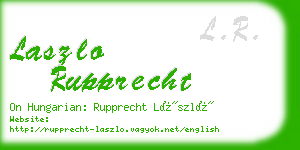 laszlo rupprecht business card